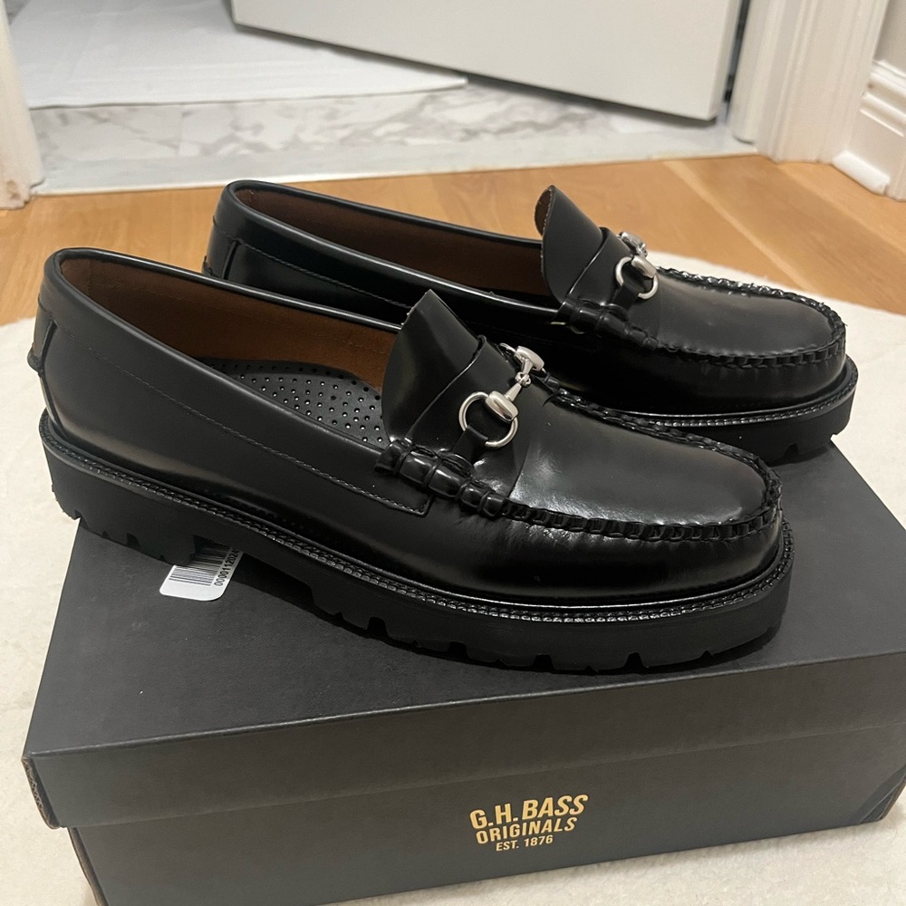 NWT G.H.Bass Mens Lincoln Super Lug Weejuns Loafer